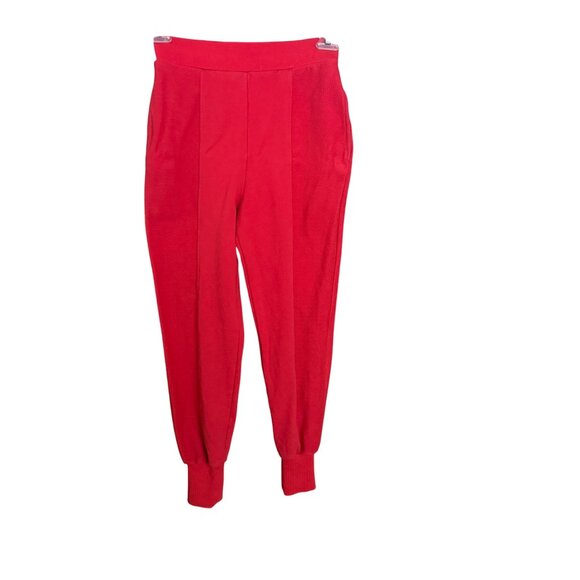 Hervé Léger Womens XS Red Sweat Pants - Picture 1 of 6